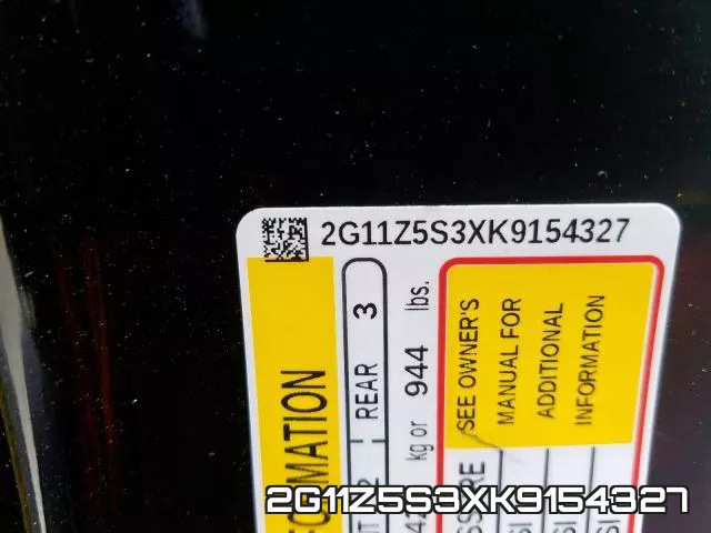 2G11Z5S3XK9154327 фото 2