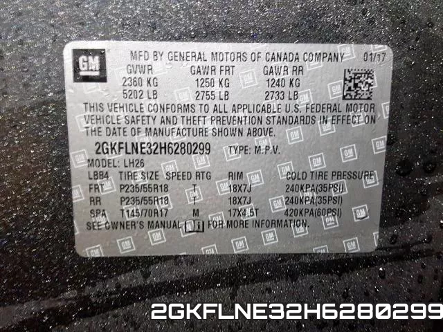 2GKFLNE32H6280299 фото 2