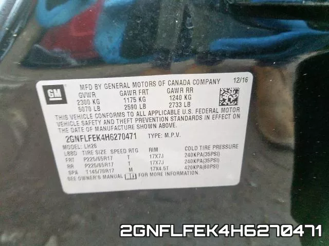 2GNFLFEK4H6270471 фото 2