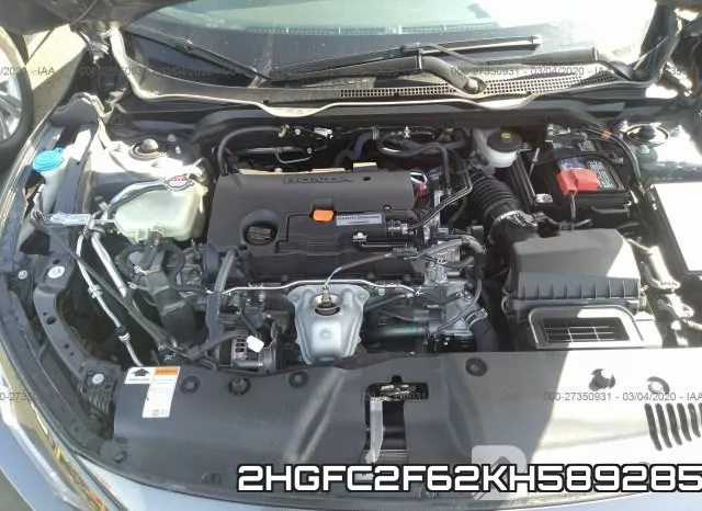 2HGFC2F62KH589285 фото 2