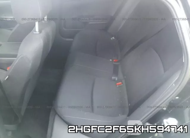 2HGFC2F65KH594741 фото 9