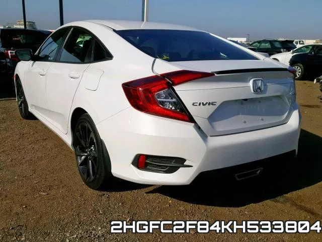 2HGFC2F84KH533804 фото 4