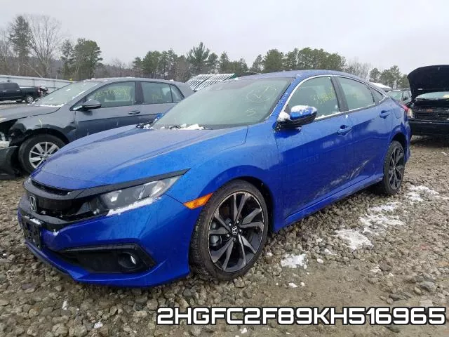 2HGFC2F89KH516965 фото 3