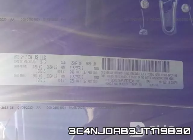 3C4NJDAB3JT179830 фото 10