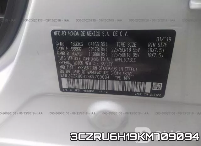 3CZRU6H19KM709094 фото 10