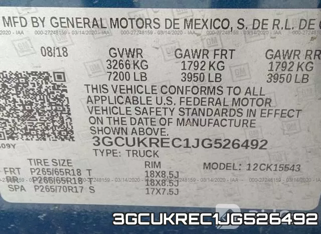 3GCUKREC1JG526492 фото 10