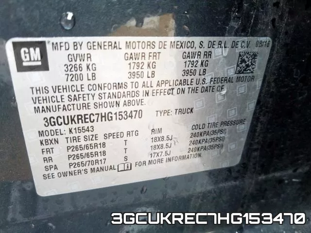 3GCUKREC7HG153470 фото 2