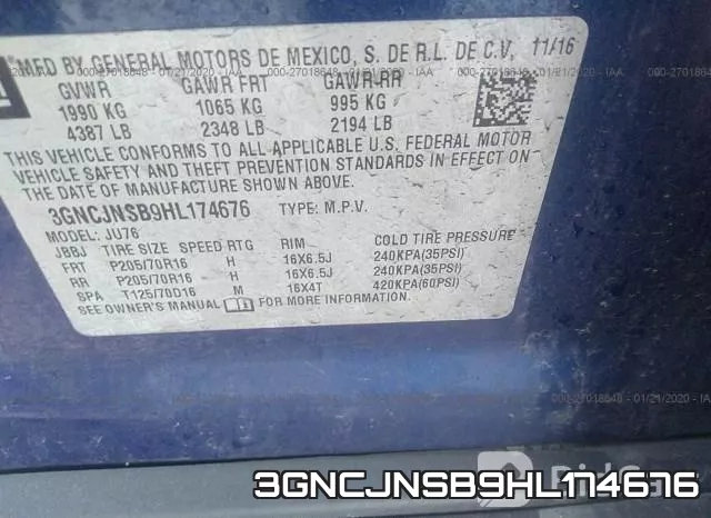 3GNCJNSB9HL174676 фото 10