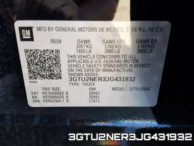3GTU2NER3JG431932 фото 2