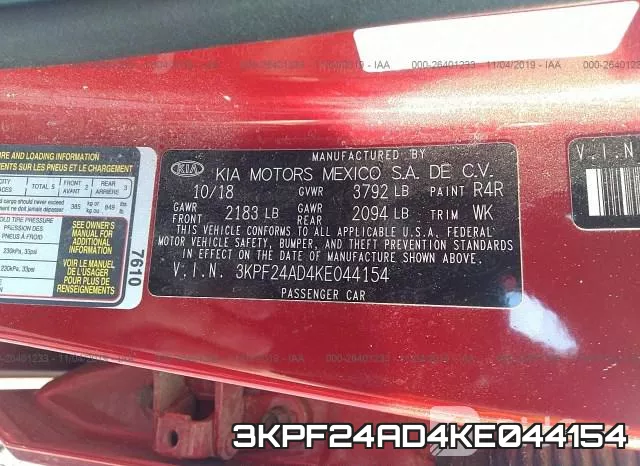 3KPF24AD4KE044154 фото 10