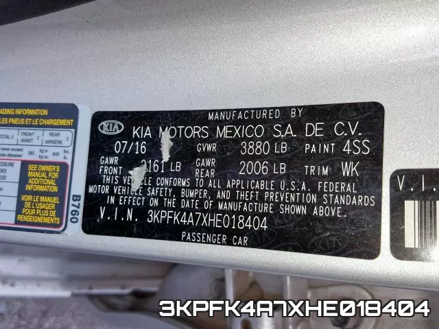 3KPFK4A7XHE018404 фото 2