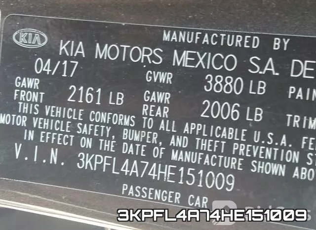 3KPFL4A74HE151009 фото 10