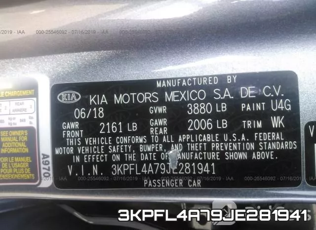 3KPFL4A79JE281941 фото 10
