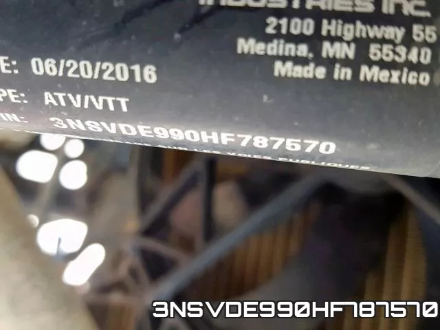 3NSVDE990HF787570 фото 2