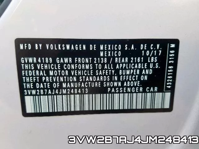 3VW2B7AJ4JM248413 фото 2