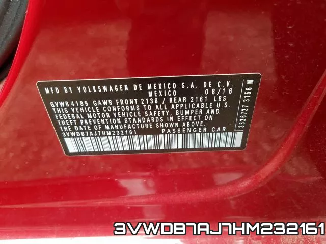 3VWDB7AJ7HM232161 фото 2