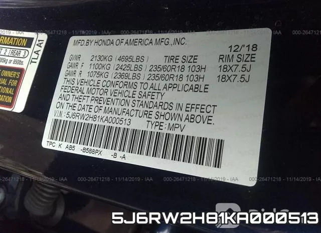5J6RW2H81KA000513 фото 10