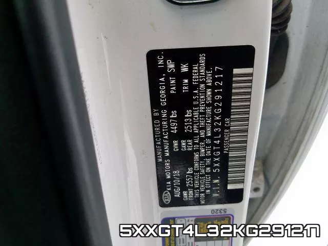 5XXGT4L32KG291217 фото 2