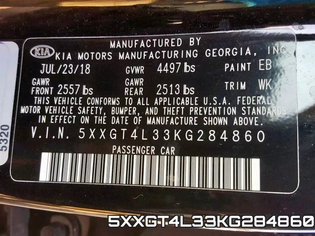 5XXGT4L33KG284860 фото 2