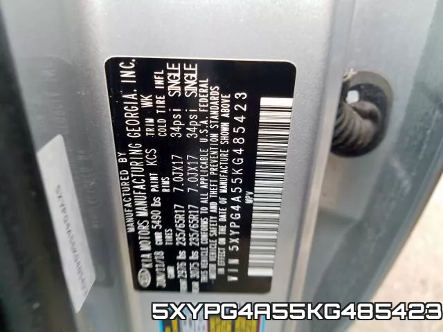 5XYPG4A55KG485423 фото 2