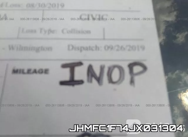 JHMFC1F74JX031304 фото 8