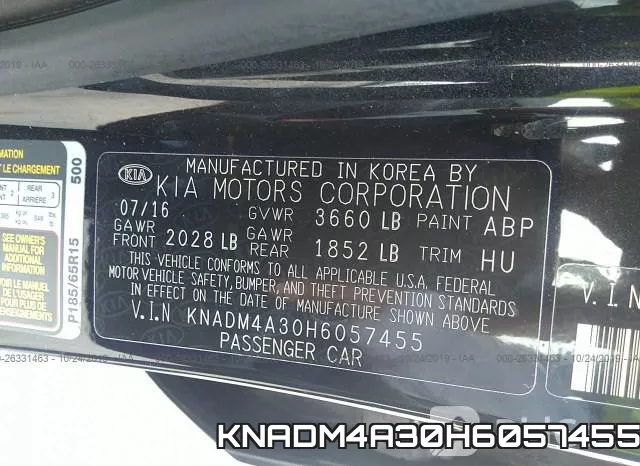 KNADM4A30H6057455 фото 10