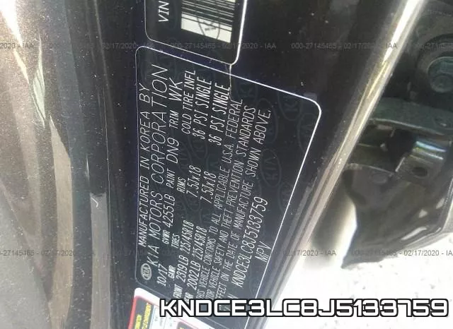 KNDCE3LC8J5133759 фото 10