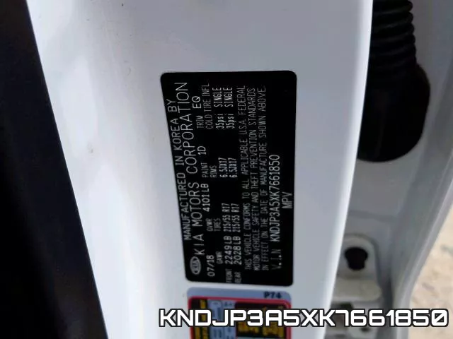 KNDJP3A5XK7661850 фото 2