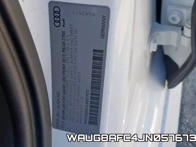 WAUG8AFC4JN057673 фото 2