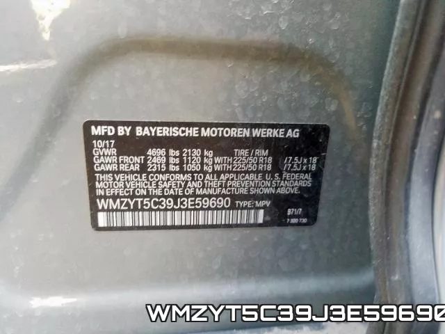 WMZYT5C39J3E59690 фото 2