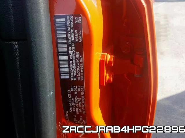 ZACCJAAB4HPG22896 фото 2