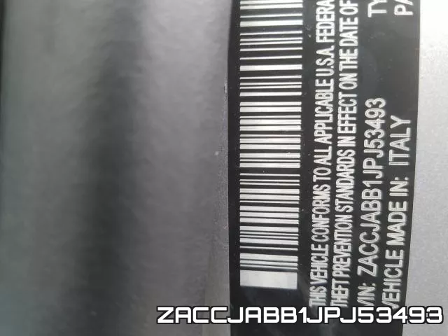ZACCJABB1JPJ53493 фото 2
