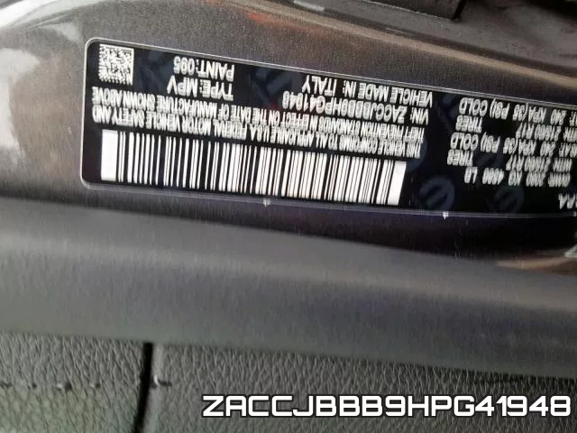 ZACCJBBB9HPG41948 фото 2
