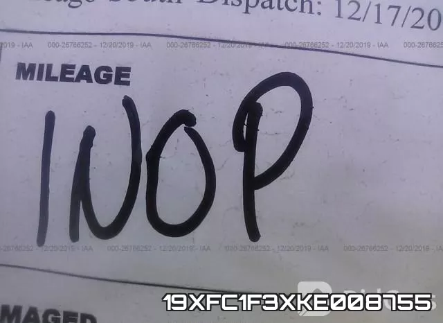 19XFC1F3XKE008755 фото 8