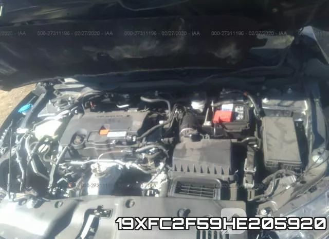 19XFC2F59HE205920 фото 2