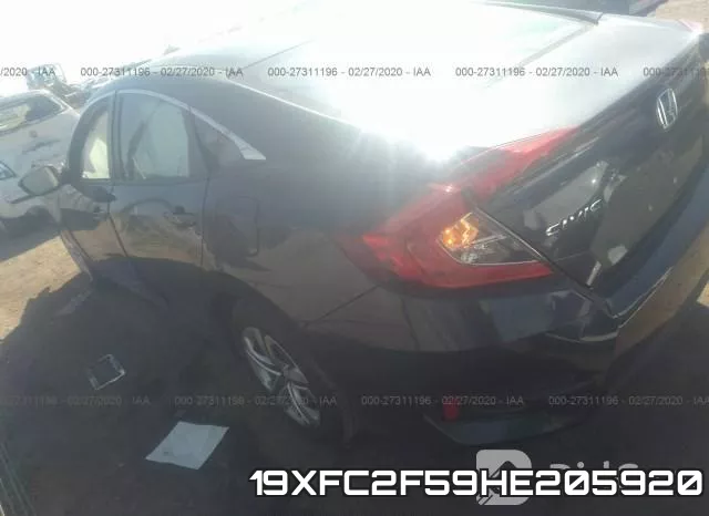 19XFC2F59HE205920 фото 4