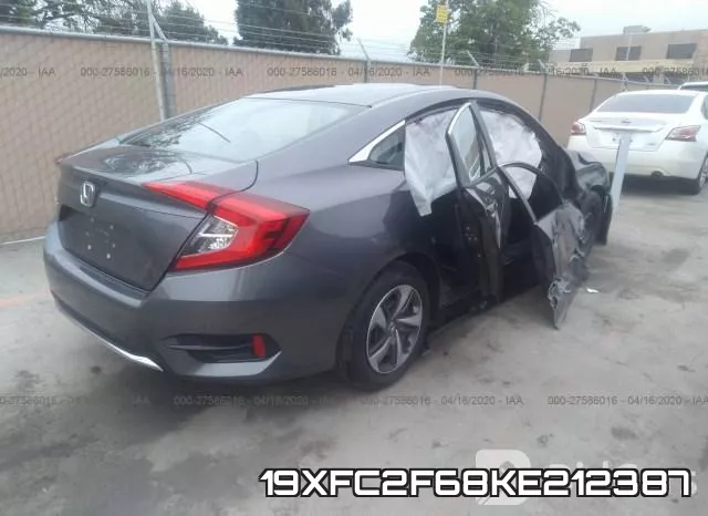 19XFC2F68KE212387 фото 5