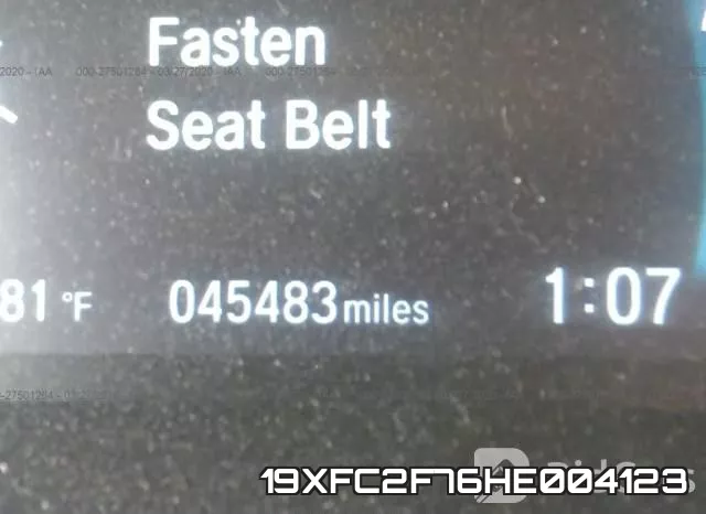 19XFC2F76HE004123 фото 8