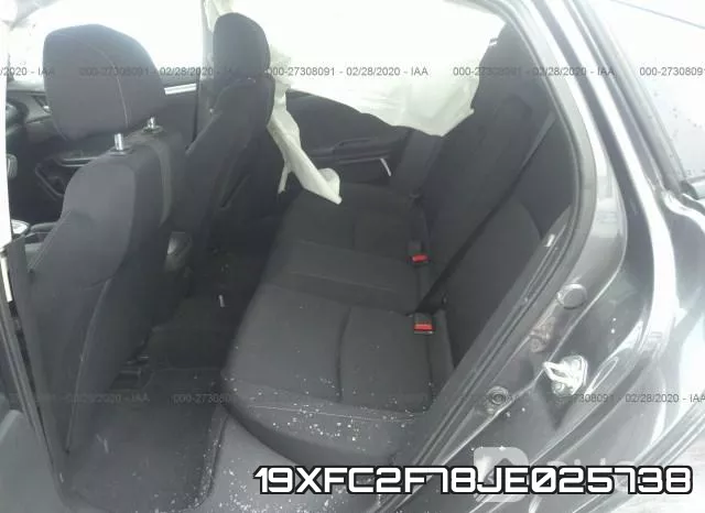 19XFC2F78JE025738 фото 9