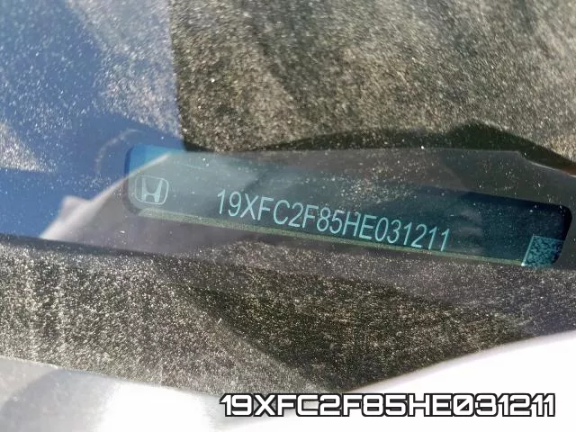 19XFC2F85HE031211 фото 2