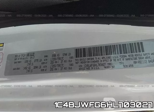 1C4BJWFG6HL703027 фото 10