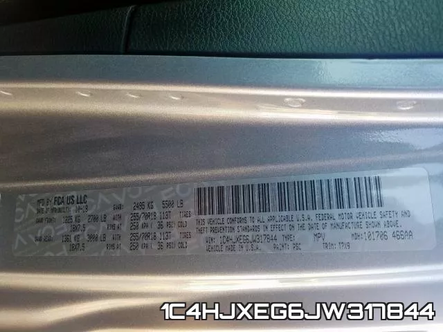 1C4HJXEG6JW317844 фото 2
