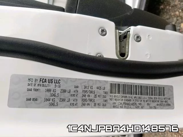 1C4NJPBA4HD148576 фото 2