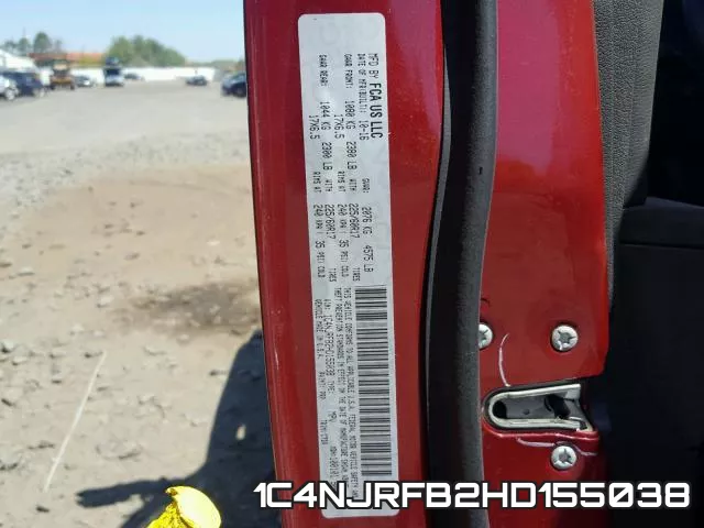 1C4NJRFB2HD155038 фото 2