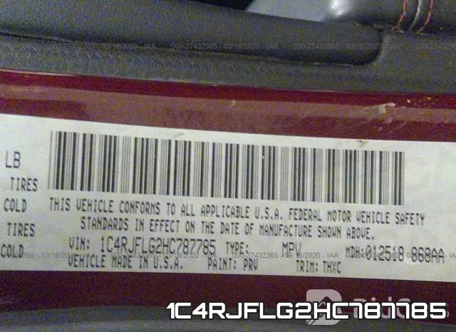 1C4RJFLG2HC787785 фото 10