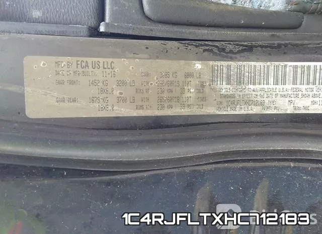 1C4RJFLTXHC712183 фото 10