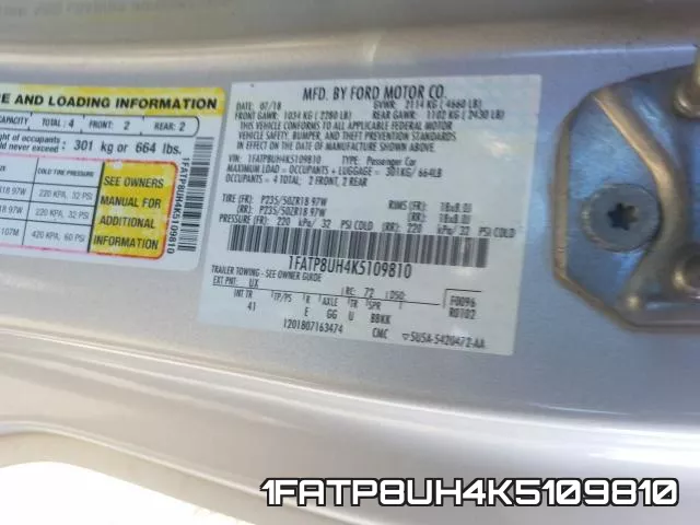 1FATP8UH4K5109810 фото 2
