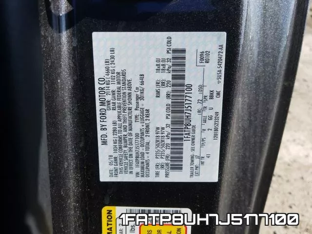 1FATP8UH7J5177100 фото 2