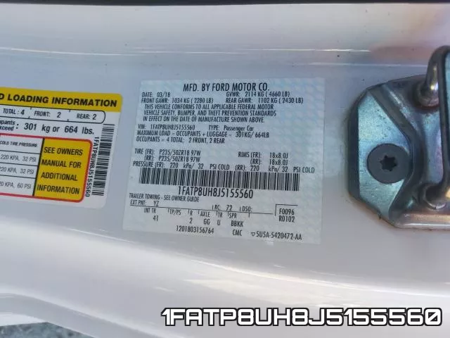 1FATP8UH8J5155560 фото 2