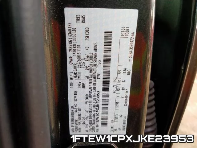 1FTEW1CPXJKE23953 фото 2